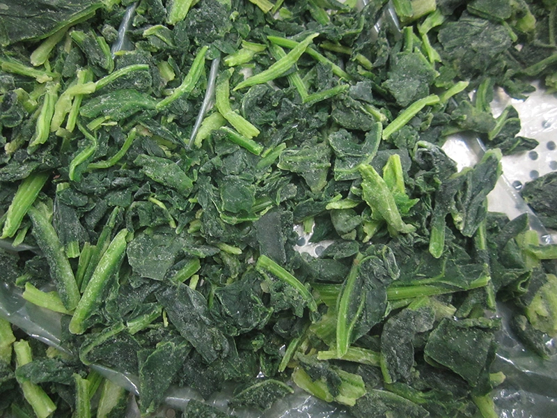 Sinocharm HACCP Factory Price IQF Chopped Spinach Frozen Vegetables